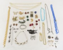 Signed Vintage Jewelry- Trifari, Florenza & Others
