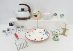 Enamel Tea Kettle, Milk Glass & More