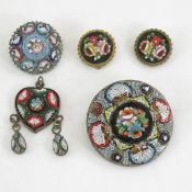 Vintage Italian Micro Mosaic Jewelry