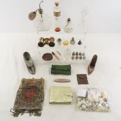 Perfume Bottles, Thimbles, Antique Purses & more