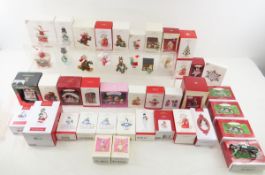 35+ Hallmark Christmas Ornaments in Boxes