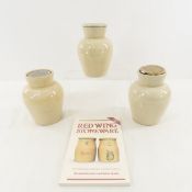 3 Weyman's Copenhagen Snuff Stoneware Jars
