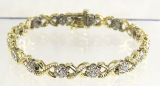 14kt Yellow Gold and Diamond 7