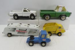 5 Tonka & Buddy L Trucks & Trailer