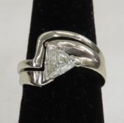 14kt Custom Diamond Bridal Set with GIA Papers