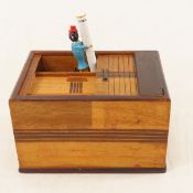 1930s Black Americana Cigarette Dispenser, Works