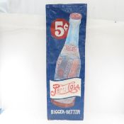 Repainted Vintage Metal Pepsi Sign