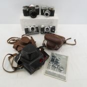 3 35mm Rangefinder & 1 SLR Camera