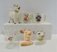 Vintage Borden's Elsie the Cow Kitchen Items