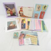 1953 Esquire Calendar & Other Pin-Up Ephemera