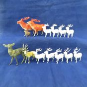 Cast Metal, Celluloid, & Plastic Reindeer