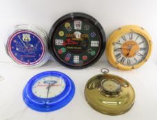 5 Decorative & Advertising Wall Clocks