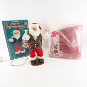 Adult Santa Suit and Musical Figure