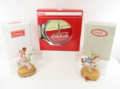 Coca-Cola Clock, Figurines & More
