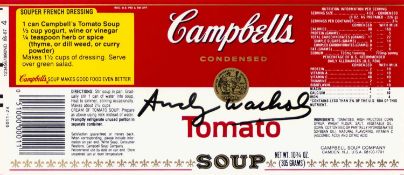 Andy Warhol (1928 Pittsburgh - Manhattan 1987)