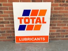 Total Lubricants Plastic Sign