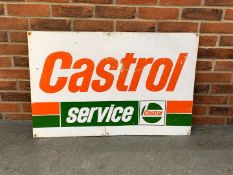 Castrol Service Aluminium Sign