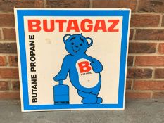 Butagaz Aluminium Flange Sign