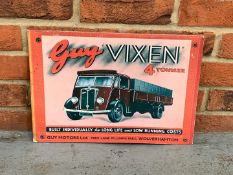Guy Vixen 4 Tonner Sign On Board