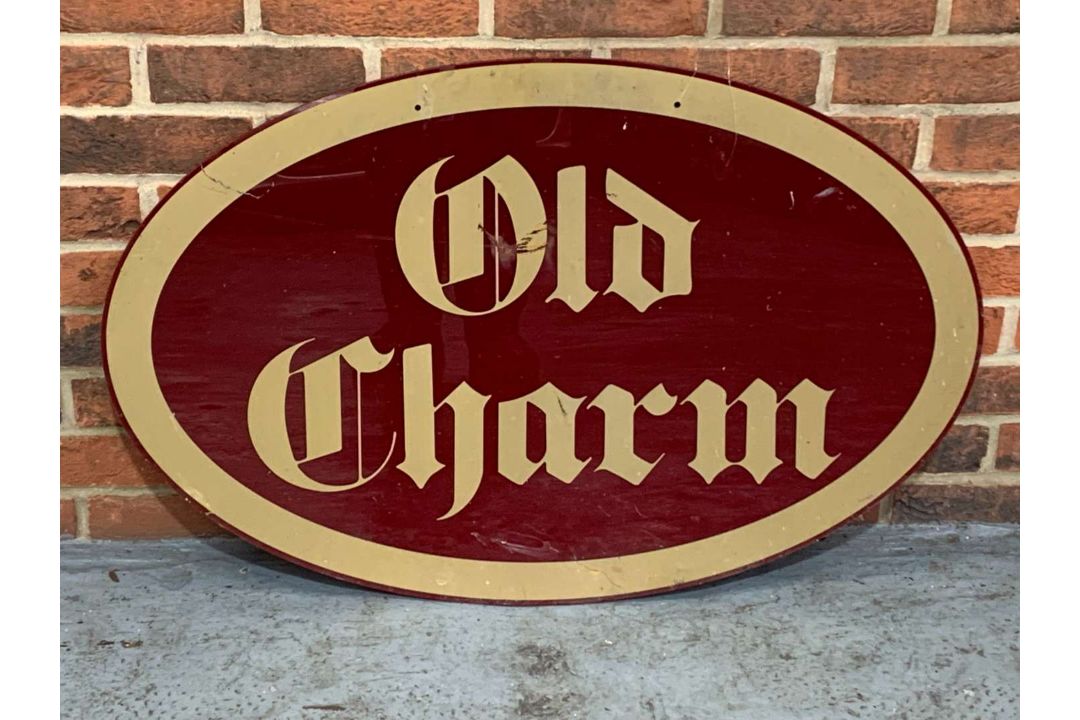 Old Charm Perspex Oval Sign - Image 2 of 2