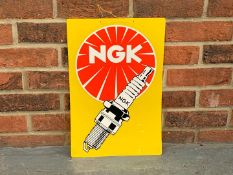 NGK Spark Plug Plastic Sign