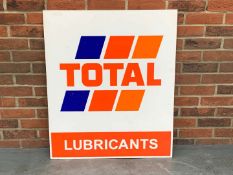 Total Lubricants Plastic Sign