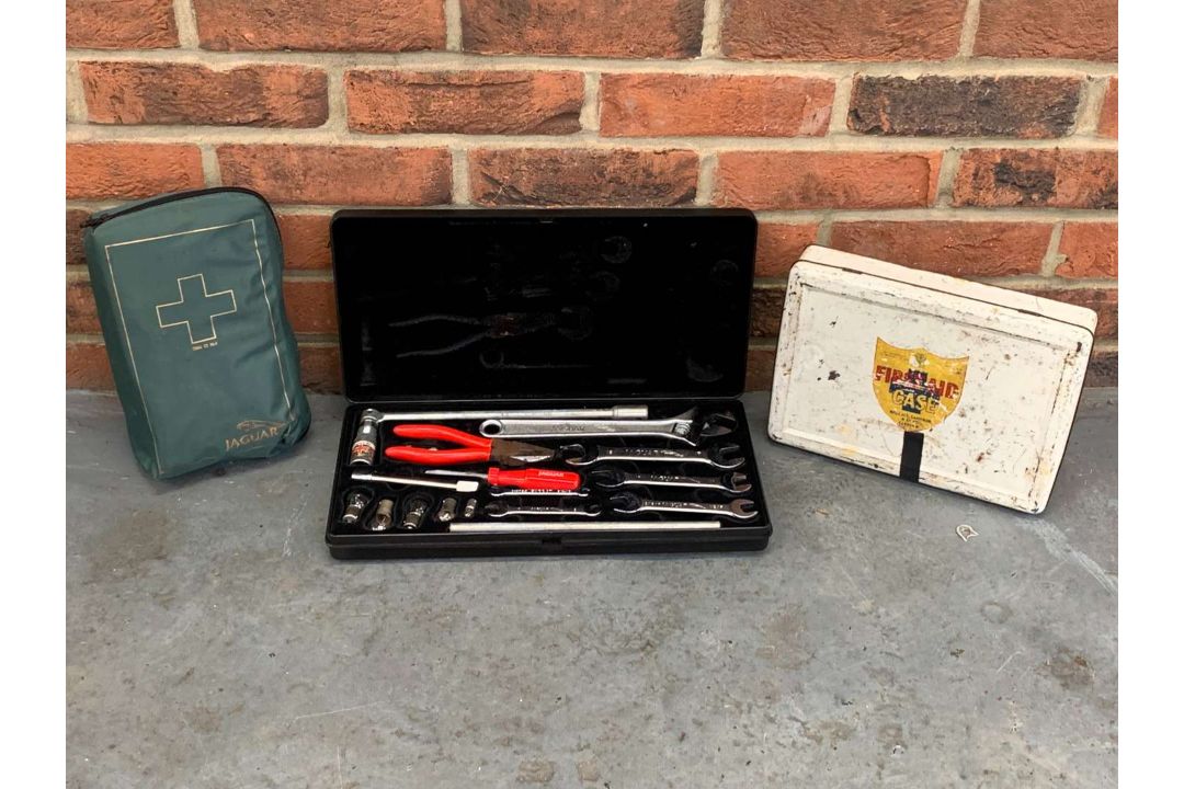 Jaguar Tool Kit, First Aid Case and One Other - Image 1 of 4