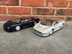 Two Jaguar XJ220 Model Cars By Maisto