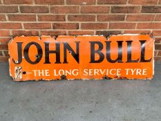 Original John Bull Convex Enamel Sign