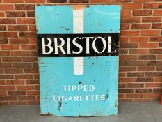 Bristol Cigarettes Enamel Sign