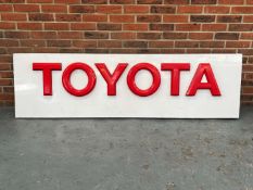 Toyota Large Dealership Sign
