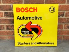 Bosch Automotive Aluminium Flange Sign