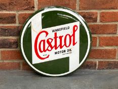 Castrol Wakefield Convex Circular Sign