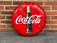 Coca Cola Metal Button Sign