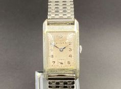 ROLEX MARCONI. An early 20th century chrome plated wrist watch.