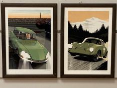 GUY ALLEN, two limited edition framed prints&nbsp;