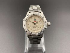 TAG-HEUER, “Professional 2000”, ladies, quartz, stainless steel, wristwatch, WE1411-R