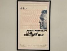 “COOL HAND LUKE”, 1967, Paul Newman, a framed, original film poster