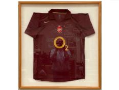 ARSENAL final Highbury season1913-2006, signed home shirt