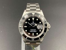 ROLEX, “Submariner”, stainless steel,wristwatch. Ref 16610, Serial Number Z817013.