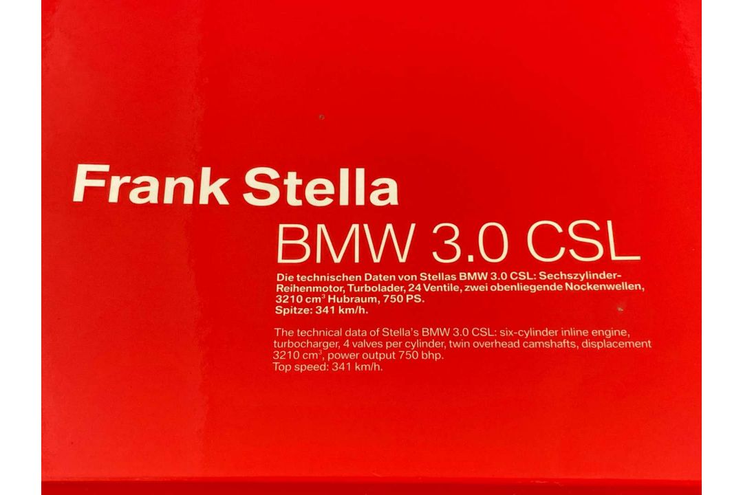 MINICHAMPS. BMW 3.0 CSL by FRANK STELLA 1:18 - Image 8 of 8