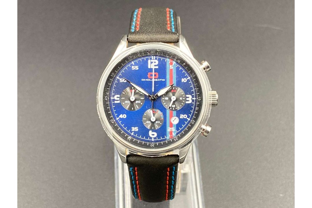 OMOLOGATO, “Racing Chrono”, stainless steel, chronograph wristwatch, - Image 1 of 7