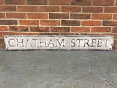 Chatham Street Cast Aluminium Sign