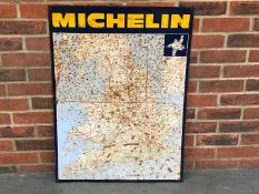 Michelin Tin Map Sign