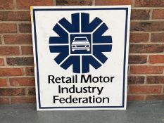 Retail Motor Industry Federation Plastic Sign