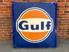 Gulf Large Plastic Forecourt Sign