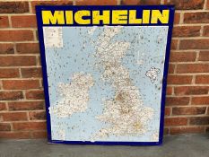 Tin Michelin Map Sign