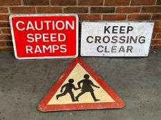 Three Road Signs