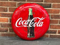 Coca-Cola Convex Metal Sign