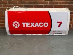 Texaco Dealership Double Sided Illuminated Sign